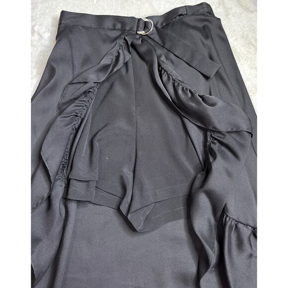Sandro Ilona Asymetrical Ruffled Skirt with Jupe shorts‎ Large - Picture 6 of 9